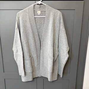 A New Day Women’s Sz L Light Gray Knit Cardigan